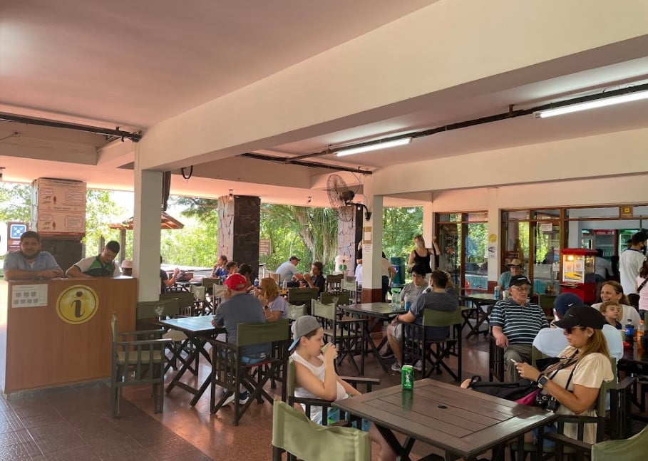 Opciones de comida: Parque Nacional Iguazú