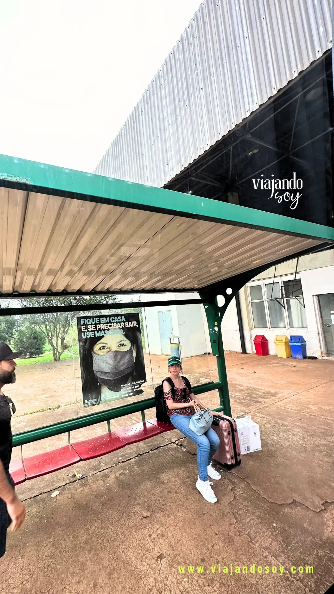 Para de colectivos en Iguazú